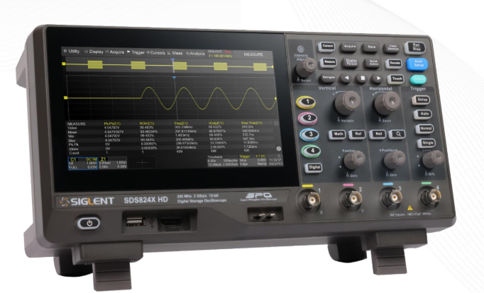 Siglent SDS814X HD 12-bit oscilloscope benchtop