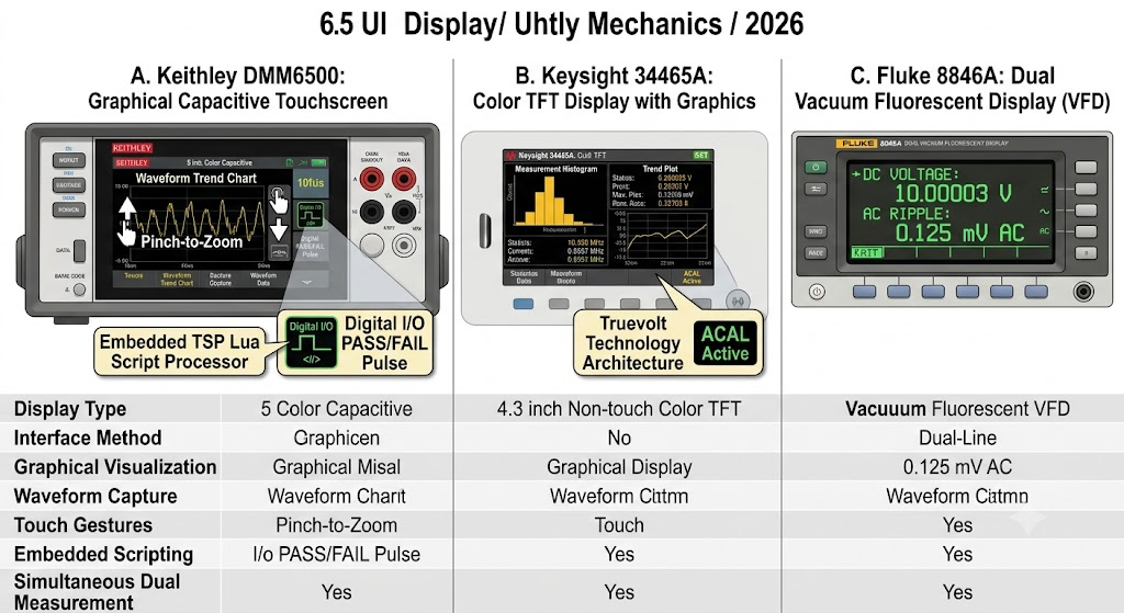 Keysight and Keithley 6.5-digit multimeter comparison